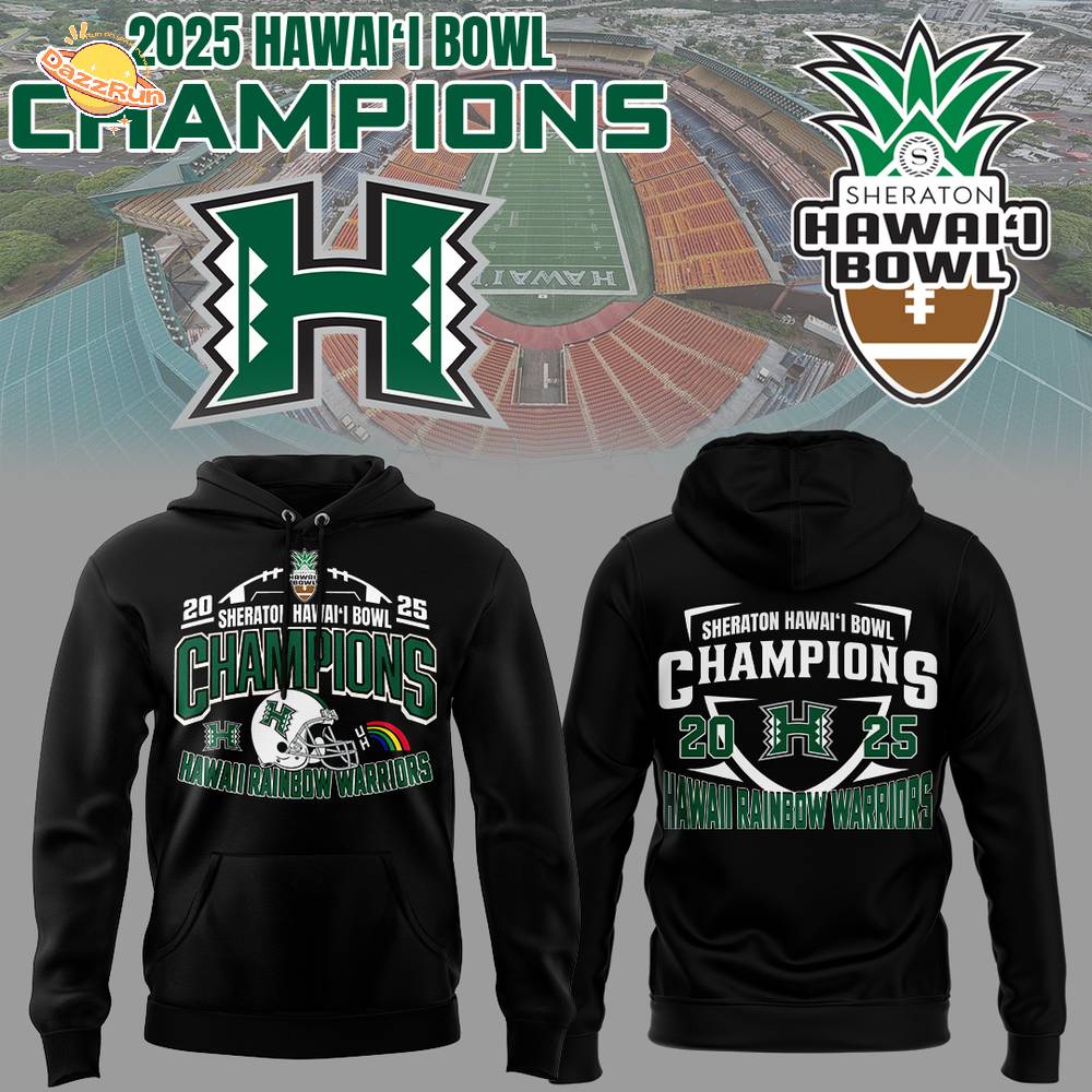 Limited Edition Sheraton Hawai’i Bowl Champions Hoodie Limited Edition Sheraton Hawai’i Bowl Champions Hoodie