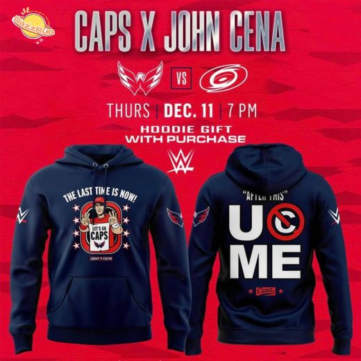 Limited Edition Washington Capitals x John Cena Hoodie(Navy)