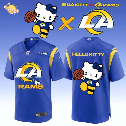 Los Angeles Rams x Hello Kitty Limited Blue Jersey