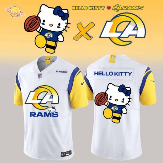 Los Angeles Rams x Hello Kitty Limited White Jersey
