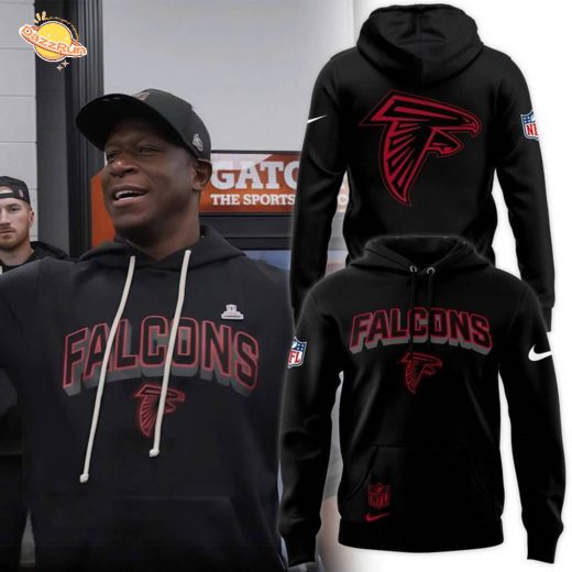 Men’s Atlanta Falcons Nike Black Sideline Coach Hoodie