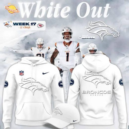 Men’s Nike White Denver Broncos Sideline Standard Issue Alt Hoodie