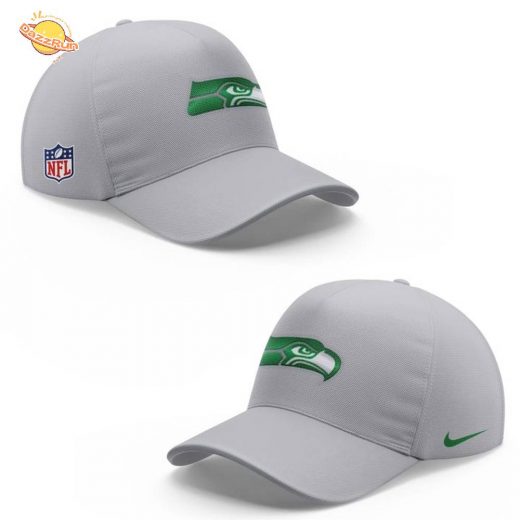 Men’s Seattle Seahawks Nike Gray 2025 Rivalries Collection Sideline Full-Hoodie