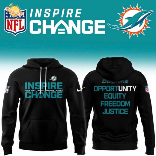 Miami Dolphins 2025 Inspire Change Hoodie