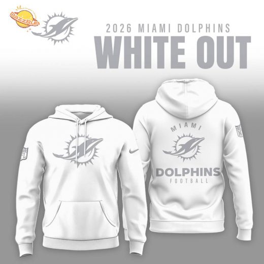 Miami Dolphins 2026 White Out Limited Edition Shirt