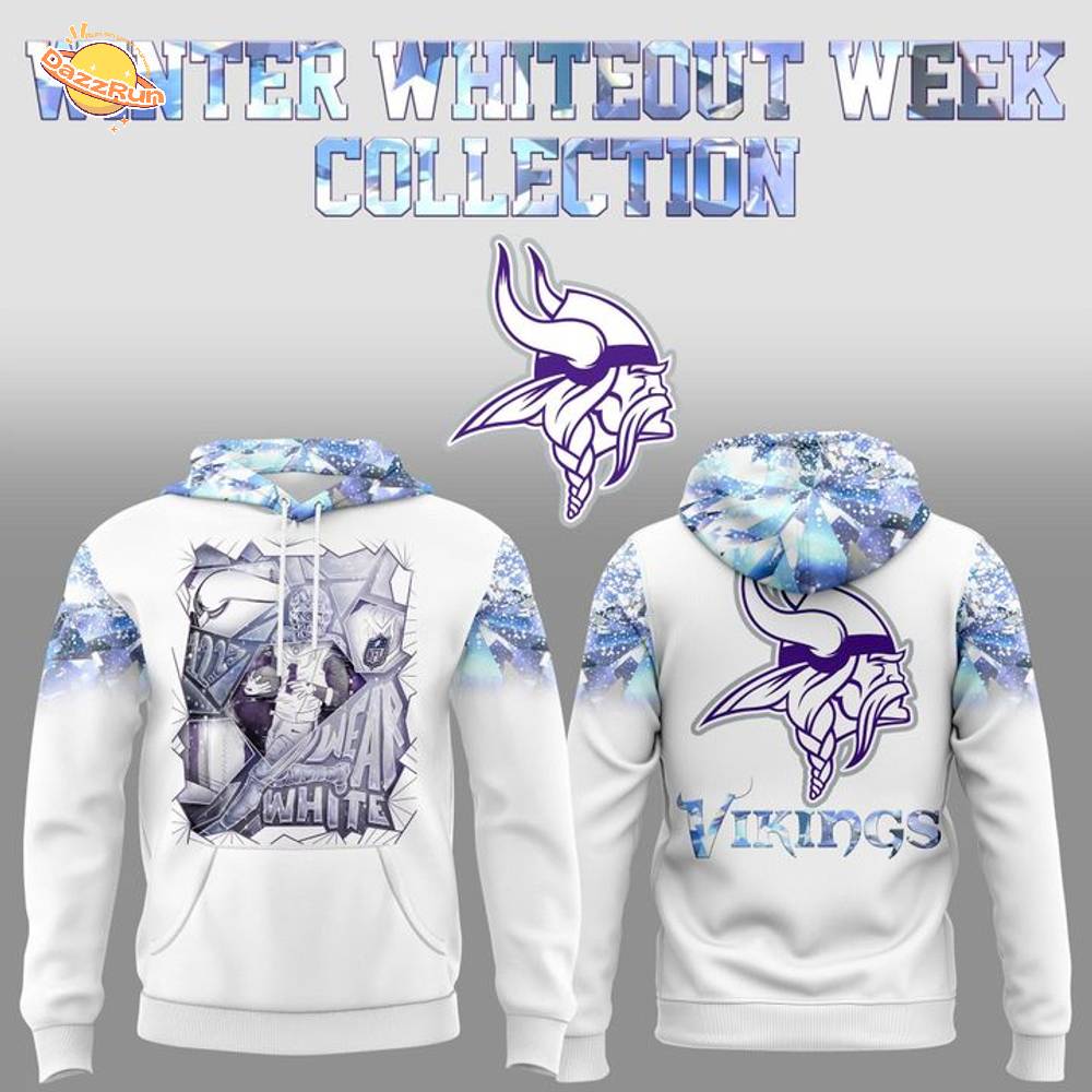Minnesota Vikings's Winter Whiteout Week Hoodie Minnesota Vikings's Winter Whiteout Week Hoodie