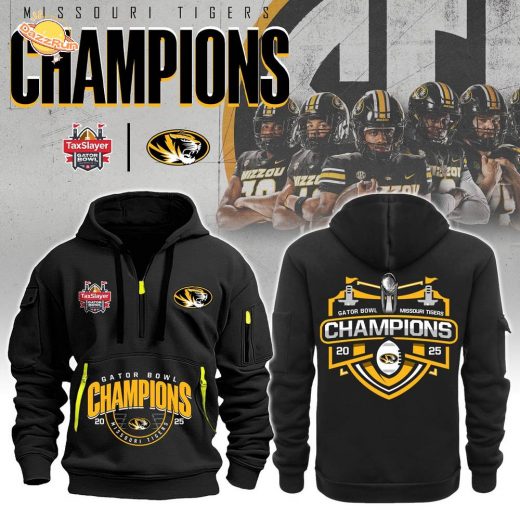 Missouri Tigers – Gator Bowl Champions Quarter Hoodie Missouri Tigers – Gator Bowl Champions Quarter Hoodie