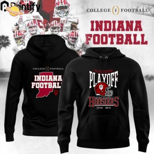 NEW!! Indiana 2025-2026 College Football Playoff Hoodie