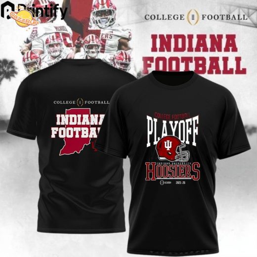 NEW!! Indiana 2025-2026 College Football Playoff T-Shirt