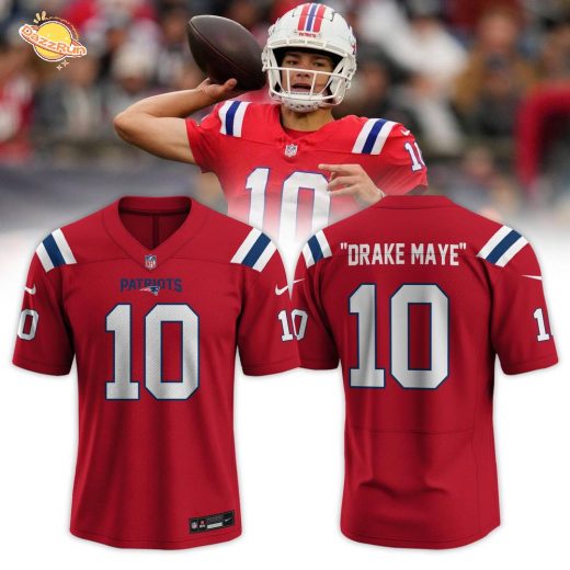 New England Patriots Drake Maye Classic Logo Special Edition Jersey 2025