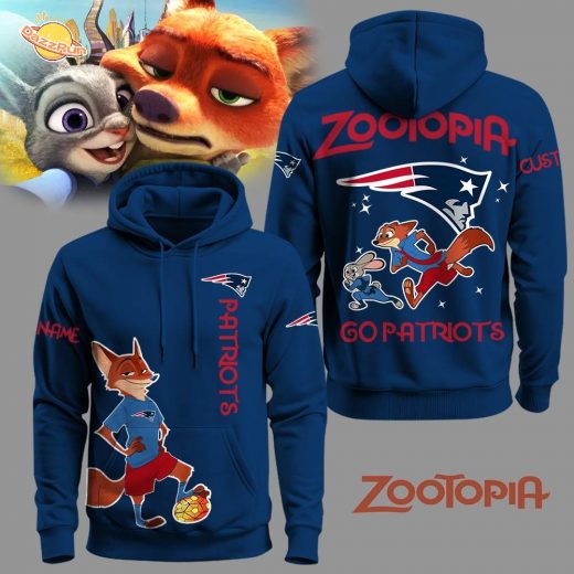 New England Patriots Football Zootopia Hoodie 2025 Limited Edition-3D Unisex Hoodie