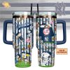 Philadelphia Phillies x Peanuts Custom Stanley Quencher 40oz Stainless Steel Tumbler With Handle