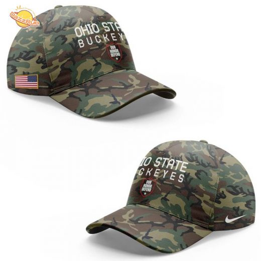 Ohio State Football Military Appreciation Camo Hoodie 2025