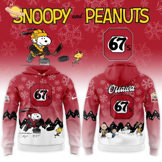 Ottawa 67’s Snoopy and Peanuts Combo Hoodie