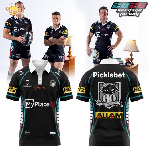 P Panthers Panthers Men’s Replica Heritage 2026 Combo Polo P Panthers Panthers Men’s Replica Heritage 2026 Combo Polo