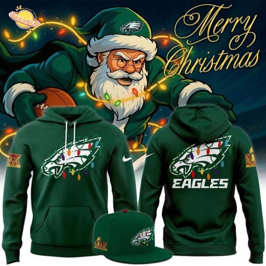 Philadelphia Eagles 2025 Merry Christmas New Hoodie