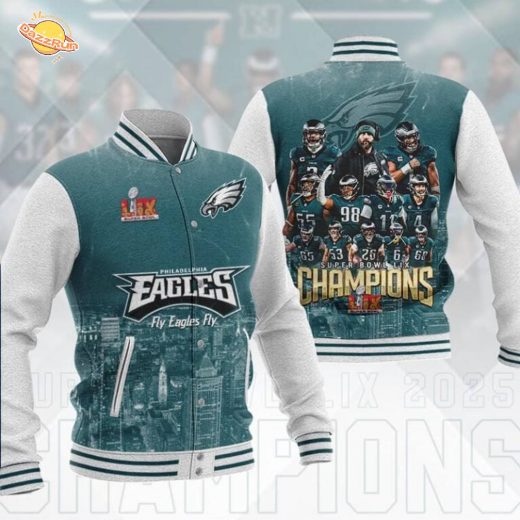 Philadelphia Eagles Baseball Jacket