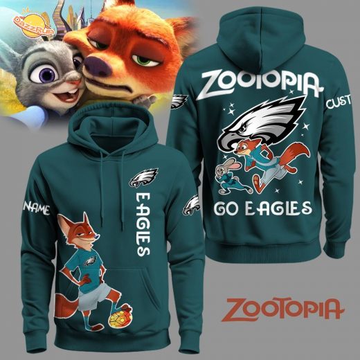 Philadelphia Eagles Football Zootopia Hoodie 2025 Limited Edition-3D Unisex Hoodie