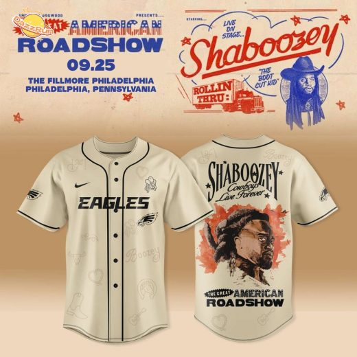 Philadelphia Eagles X Shaboozey – The Great American Roadshow 2025 Merch