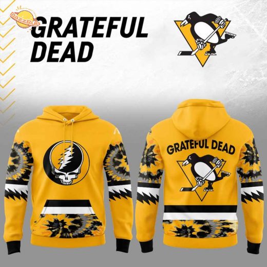 Pittsburgh Penguins Grateful Dead 2025 Hoodie
