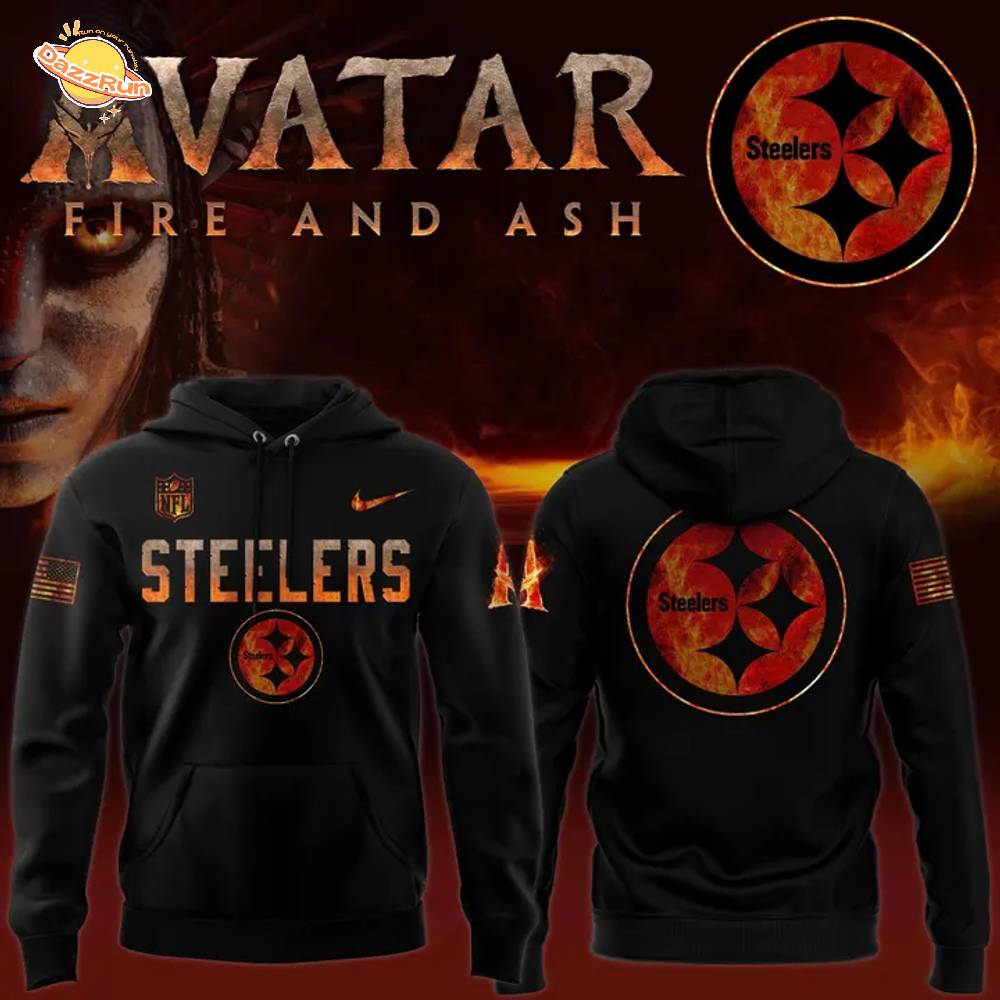 Pittsburgh Steelers Avatar Special Edition Flame Hoodie Pittsburgh Steelers Avatar Special Edition Flame Hoodie
