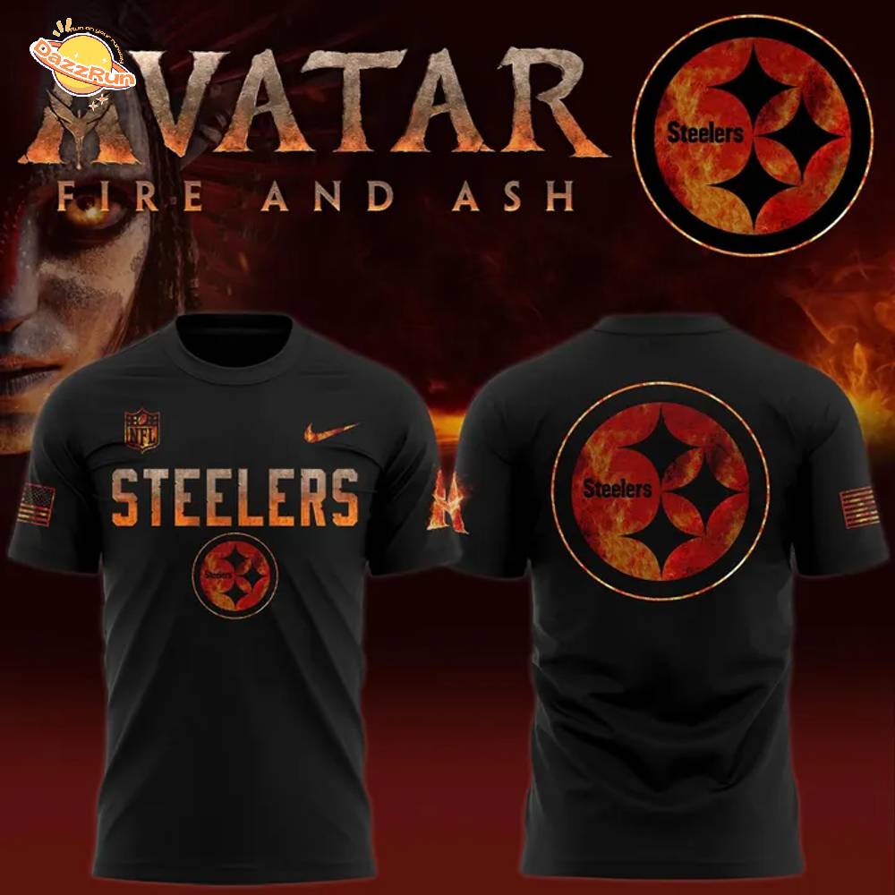 Pittsburgh Steelers Avatar Special Edition Flame T-shirt Pittsburgh Steelers Avatar Special Edition Flame T-shirt