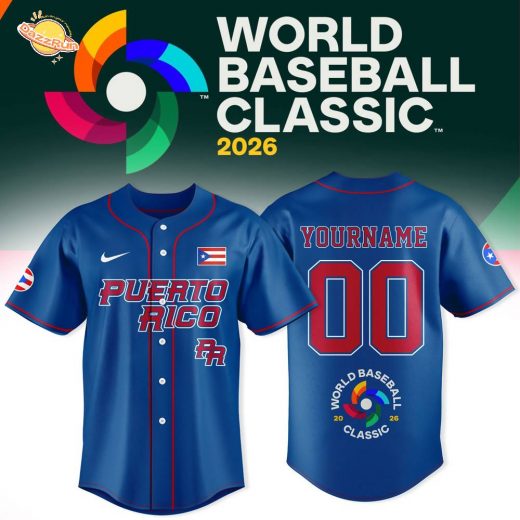 Puerto Rico Baseball 2026 World Baseball Jersey