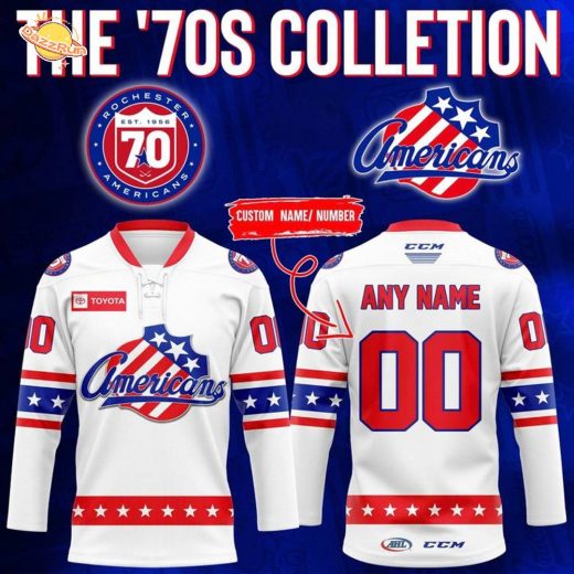 Rochester Americans ”The ’70s Colletion” Jersey
