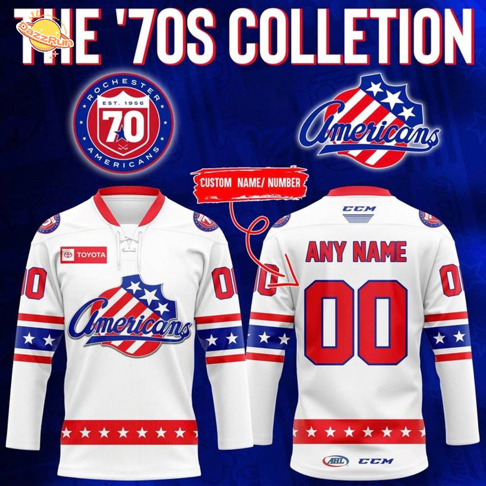 Rochester Americans ''The '70s Colletion'' Jersey Rochester Americans ''The '70s Colletion'' Jersey