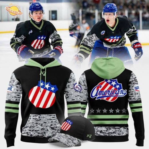 Rochester Jr. Americans 2025 Military Appreciation Hoodie