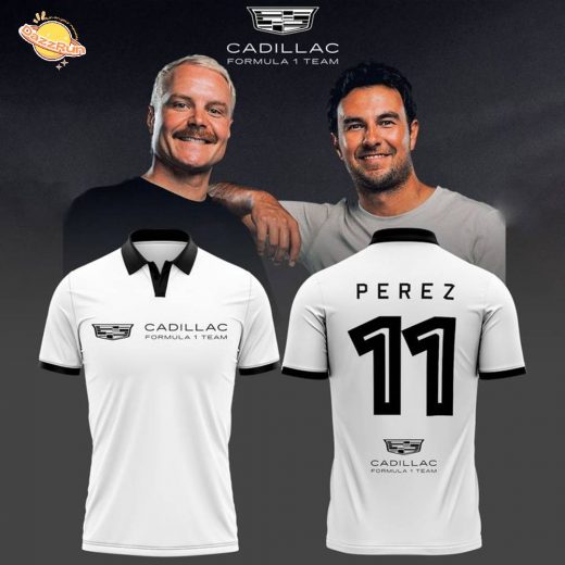 SERGIO PEREZ CADILLAC POLO (White) SERGIO PEREZ CADILLAC POLO (White)