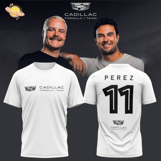 SERGIO PEREZ CADILLAC T-SHIRT (White) SERGIO PEREZ CADILLAC T-SHIRT (White)