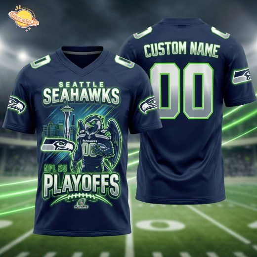 Seattle Neon Hawk Football Jersey