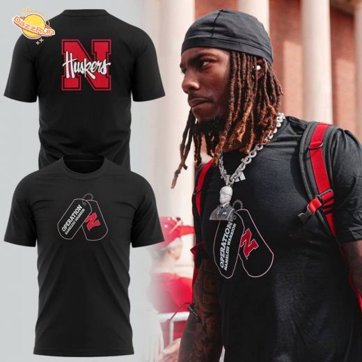 Special Nebraska Cornhuskers”OPERATION NAMELESS WARRIOR” T-Shirt