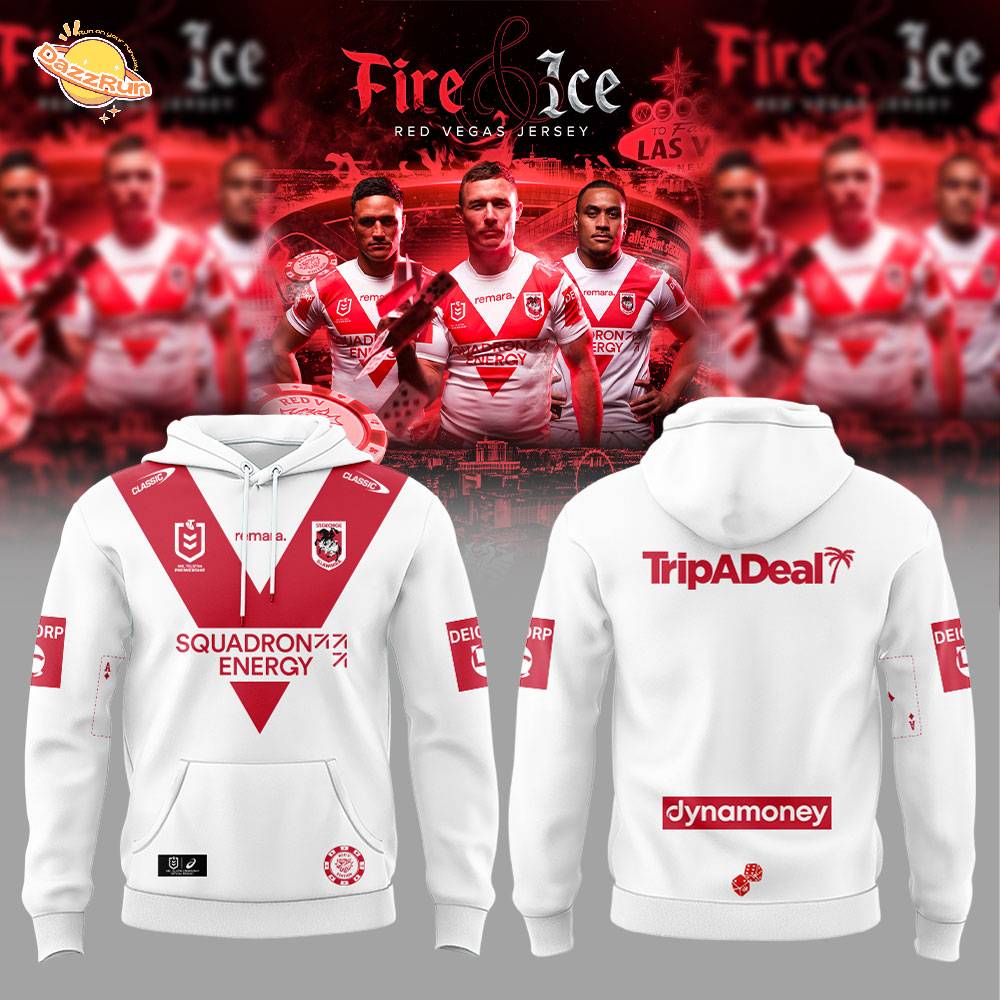 St. George Illawarra Dragons 2026 Dragons Vegas Fire & Ice Men’s Combo Hoodie St. George Illawarra Dragons 2026 Dragons Vegas Fire & Ice Men’s Combo Hoodie