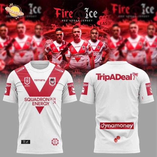 St. George Illawarra Dragons 2026 Dragons Vegas Fire & Ice Men’s Combo Shirt