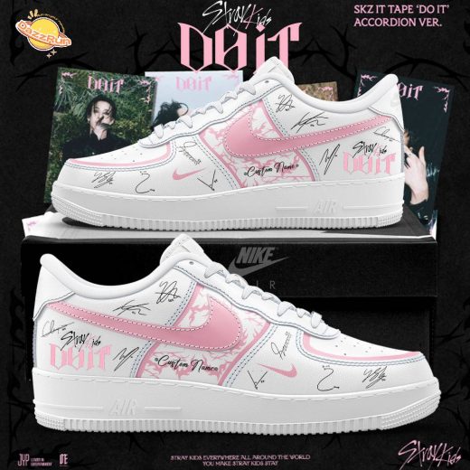 Stray Kids DO IT New Merch AF1 White Shoes