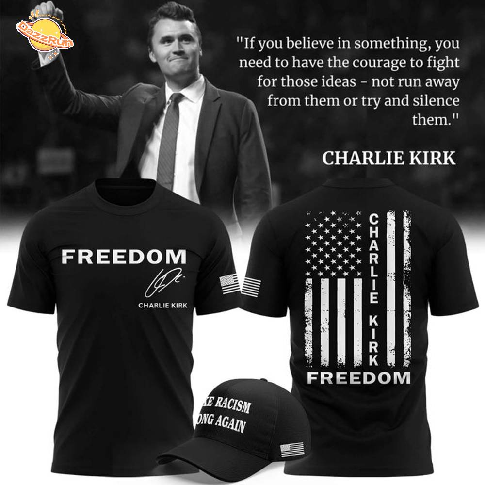 Target Charlie Kirk Freedom T-shirt (Black) Target Charlie Kirk Freedom T-shirt (Black)