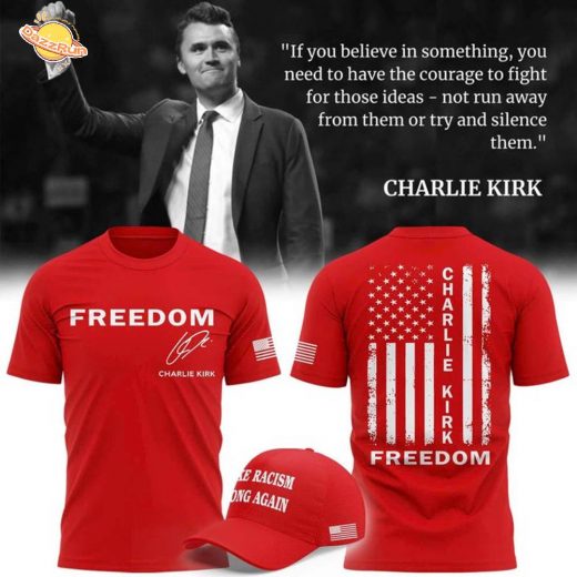 Target Charlie Kirk Freedom T-shirt (Red)