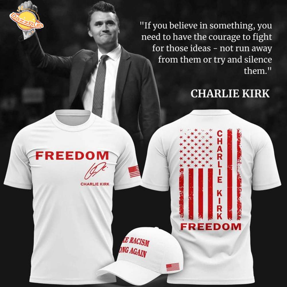 Target Charlie Kirk Freedom T-shirt (White) Target Charlie Kirk Freedom T-shirt (White)