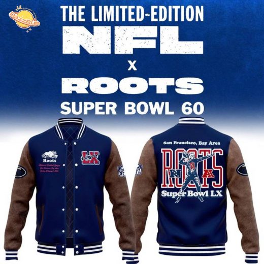 The NFL Canada x Roots collection Varsity Jacket