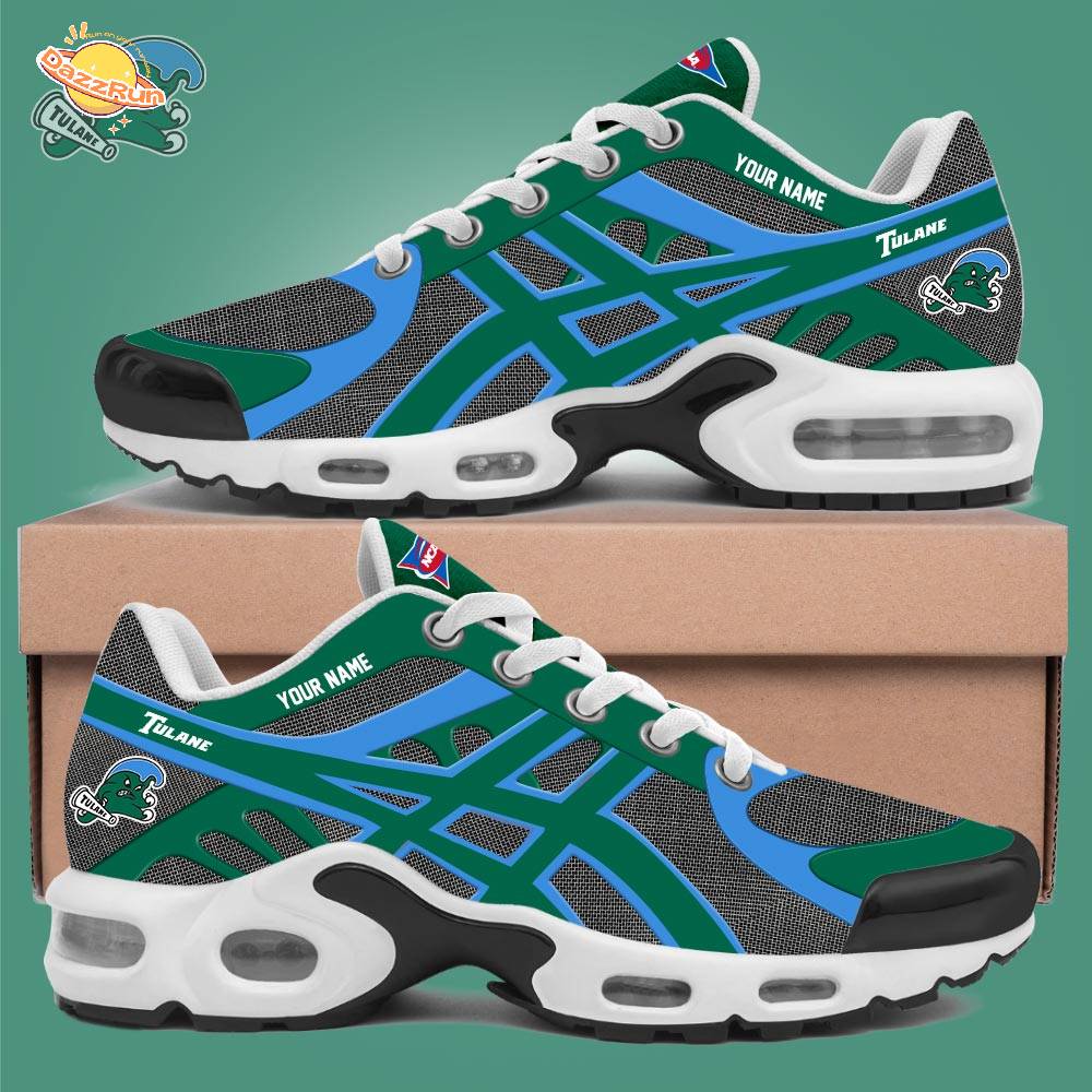 Tulane Green Wave Football 2025 Air Max Plus Sneakers Limited Edition V1 Tulane Green Wave Football 2025 Air Max Plus Sneakers Limited Edition V1