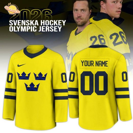 Unisex Sweden Olympic 2026 National Ice Hockey Team Jersey