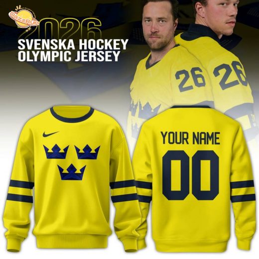 Unisex Sweden Olympic 2026 National Ice Hockey Team Sweatshirt
