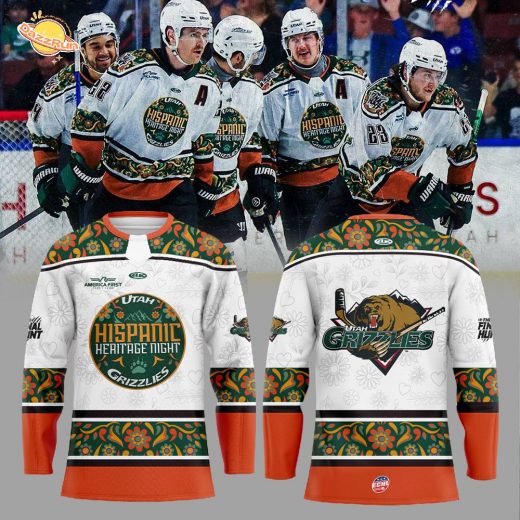 Utah Grizzlies Hispanic Heritage Night! 2025 Combo Hockey Jersey Utah Grizzlies Hispanic Heritage Night! 2025 Combo Hockey Jersey