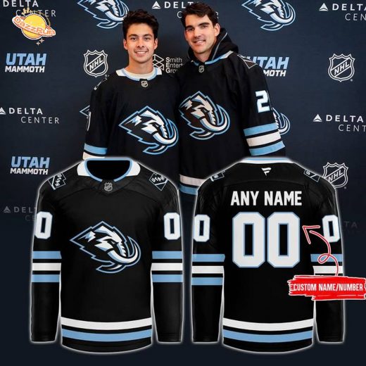Utah Mammoth 2025 New Edition Black Hockey Jersey