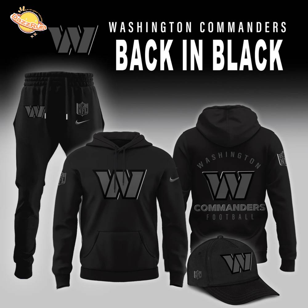 Washington Commanders 2025 Back In Black Limited Edition Combo Hoodie Washington Commanders 2025 Back In Black Limited Edition Combo Hoodie