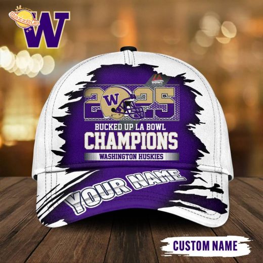 Washington Huskies | Premium NCAA 2025 LA Bowl Champions Classic Cap
