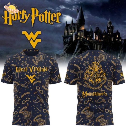 West Virginia Mountaineers x Harry Potter Hogwarts T-Shirt