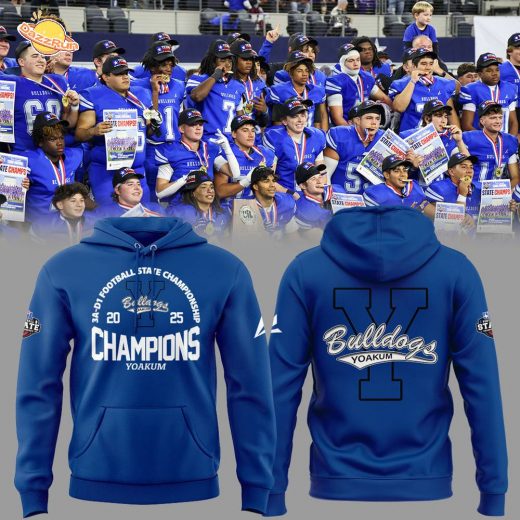 Yoakum Champions🏆3A-D1 𝐅𝐨𝐨𝐭𝐛𝐚𝐥𝐥 𝐂𝐡𝐚𝐦𝐩𝐢𝐨𝐧𝐬𝐡𝐢𝐩 2025. Combo Hoodie